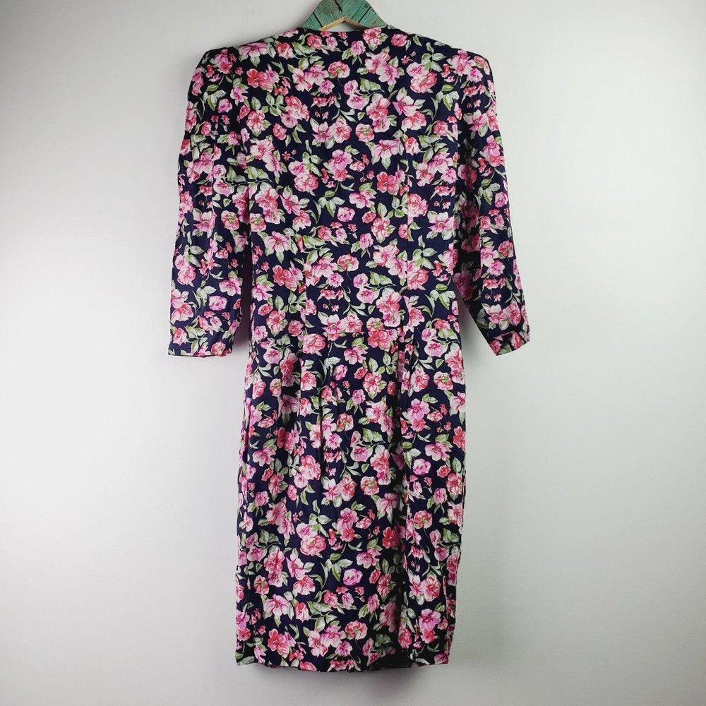 Vintage All that Jazz Floral Cottage Core Bodycon - Picture 7 of 13